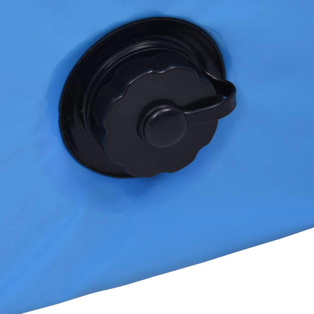 Foldable Dog Swimming Pool Blue 47.2"x11.8" PVC Doba